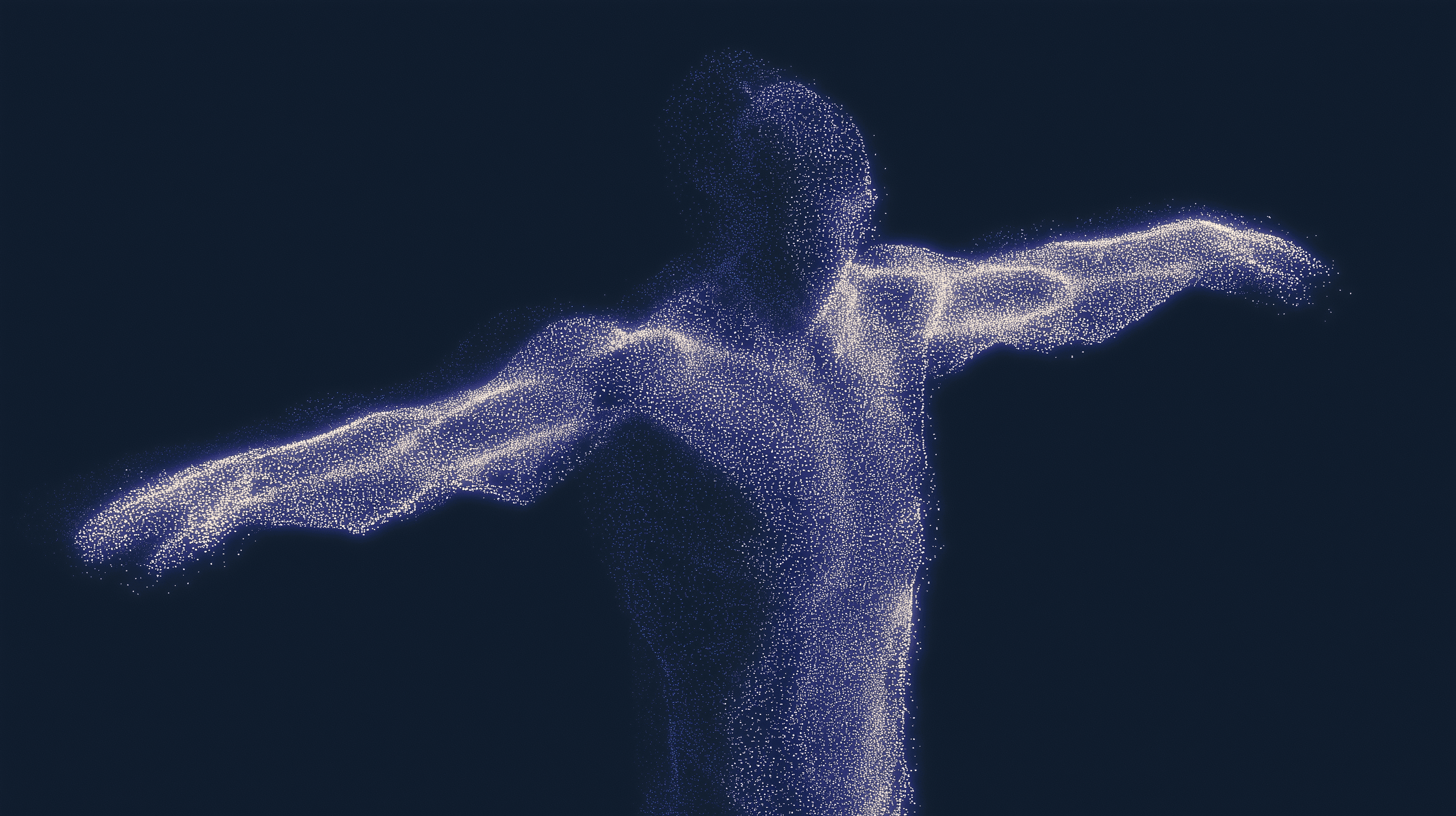 Vitruvian Man high tech body scan